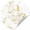 Wit - Marmer - Luxe - Goud Wandcirkel behangsticker klein 186 -3d