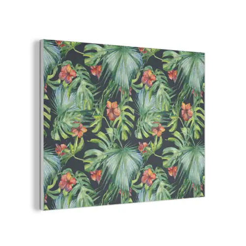 Monstera - Jungle - Bladeren PET vilt klein -3d