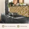 Ginkgo - Bladeren - Goud keuken achterwand 2 middel 871 -usp_NL