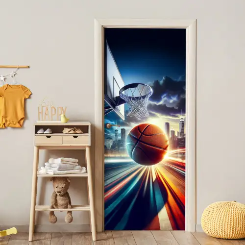 Basketbal - Sport  - Basket - Stad deurposter klein -sfeer4