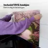 Kersenbloesem - Natuur - Sakura - Pad - Japanse tuin Inductie beschemer met haakjes middel -ky-ophangen-nl