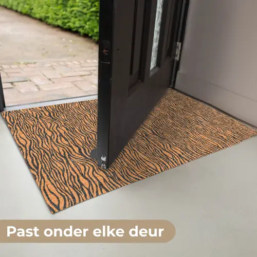 Tijger - Oranje - Patroon - Strepen Deurmat klein 898 -USP_NL