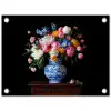 Rozen - Bloemen - Vaas - Boeket tuinposter los doek klein -3d
