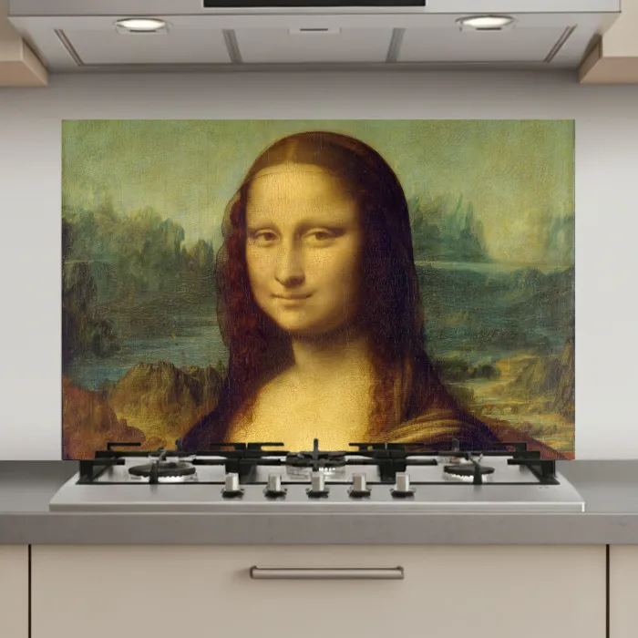 Mona Lisa - Leonardo da Vinci keuken achterwand spatscherm klein -3d_website