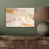 Abstract - Beige - Oranje - Kunst - Modern aluminium wit klein -sfeer2