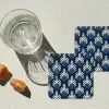 Modern - Patroon - Blauw onderzetter kurk middel 366 -sfeer4