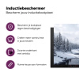 Sneeuwlandschap - Bergen - Rivier - Winter Inductie beschermer vinyl 3mm klein -zzzzzzz-cc-usp