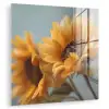 Zonnebloemen - Geel - Wazig plexiglas 5mm klein -zzzproduct_nieuw