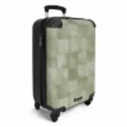Vlakken - Rustiek - Groen NBS - Handbagage koffer - Volwassenen Unisex middel -productfoto_3d