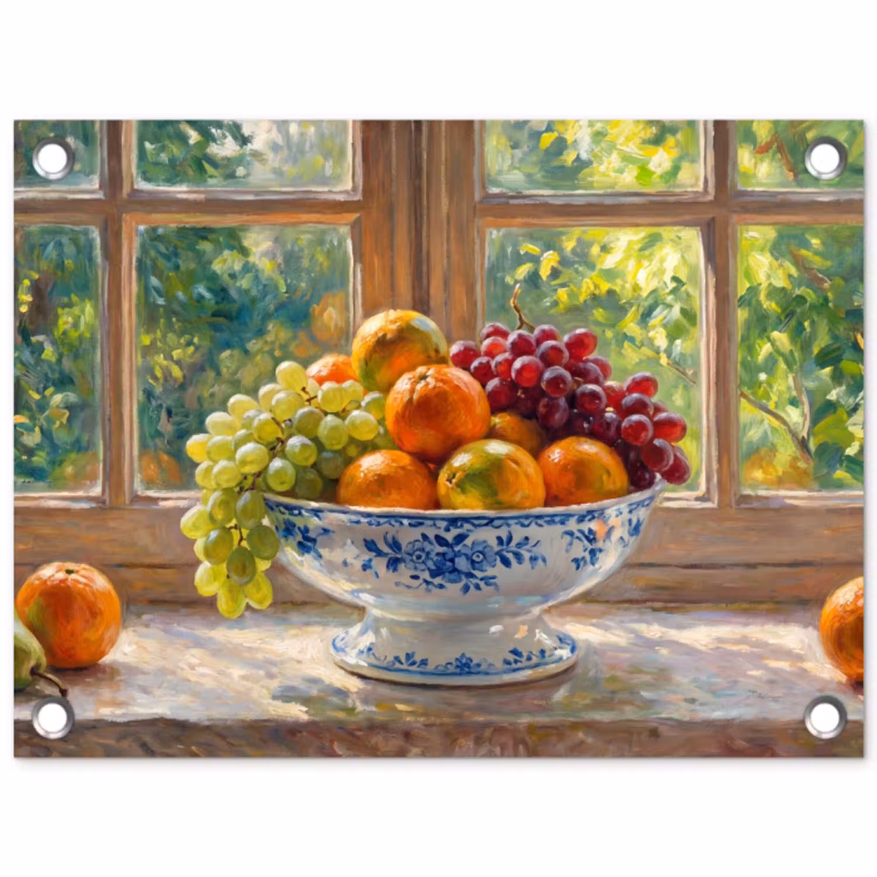 Fruit - Vensterbank - Natuur tuinposter los doek klein -3d