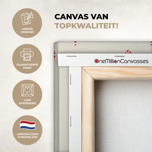 Patroon - Zuurstokken - Beige canvas 2cm xxl 828 -sfeer2