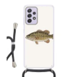 Vissen - Natuur - Vintage Hoesje Samsung Galaxy A52 5G met koord klein -3d