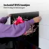 Bloemen - Roze - Water - Zwart - Botanisch - Natuur Inductie beschemer met haakjes middel -ky-ophangen-nl