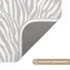 Zebra - Motief - Grijs WCmat klein 1009 -USP_AntislipNL