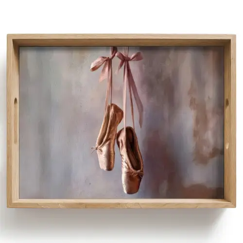 Balletschoenen - Satijn - Aardetinten Dienblad Rechthoek middel -z3d_shopping