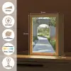 Doorkijk - Pad - Beton - Landschap Light Box met kabel (Wandlamp) klein -USP_websiteoverzichtNL