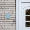 Effen - Lichtblauw - Klassiek Naambord Huisje klein -sfeer1