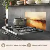 Abstract - Bruin - Modern - Herfst kleuren keuken achterwand spatscherm klein -usp_FR