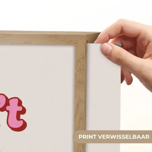 Tekst - Boodschap - Roze Light Box met batterij (Wandlamp) middel -USP_websiteprintNL