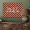 Tequila texted you - Glas - Vierkanten - Oranje PET vilt klein -sfeer2