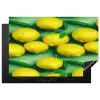 Citroenen - Geel - Groen - Druppels Inductie beschermer vinyl 3mm klein 276 -3d