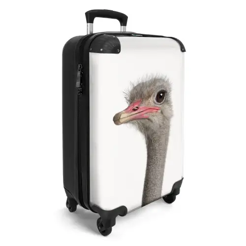 Siebrina Struisvogel Koffer - NBS - Handbagage middel -productfoto_3d