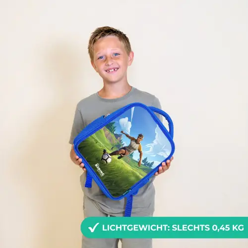 Voetbal - Jongen - Goal - Voetbaltenue Kinderrugzak - Blauw middel -sfeer1_NL