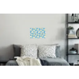 Eieren - Dooiers - Blauw Muursticker klein 286 -slaapkamer