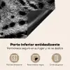 Luipaard - Zwart - Wit - Oog Inductie beschermer vinyl 3mm middel -zzsfeer4_SP
