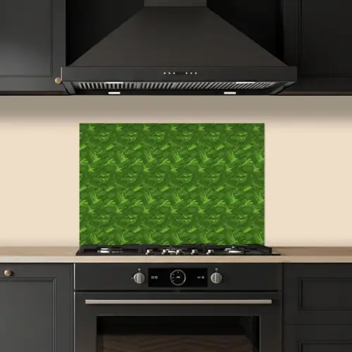 Groen - Vogels - Vleugels keuken achterwand spatscherm klein 900 -sfeer1