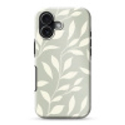 Minimalistisch - Patroon - Groen Toughcase MagSafe Apple iPhone 17 klein 1017 -3d