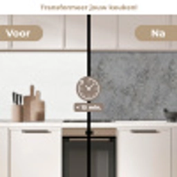 Industrieel - Beton - Patronen keuken achterwand 2 middel 871 -voor-na2_NL