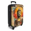 Boeddha als street art kunstwerk NBS - Handbagage koffer - Kinderen Unisex middel -productfoto_3d