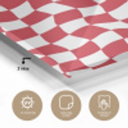 Golvend - Patroon - Rood plexiglas 5mm klein 11 -sfeer2