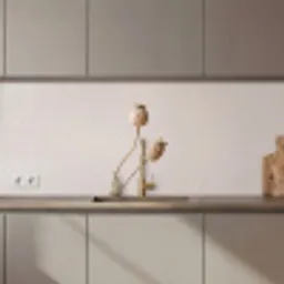 Papaverbollen - Droogbloemen - Minimalistisch - Beige - Rustig keuken achterwand 2 middel zz_3dshopping