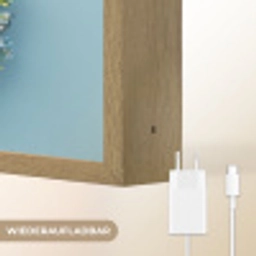 Krans - Eieren - Bloemen Light Box met batterij (Wandlamp) middel -USP_websiteoplaadbaarDE