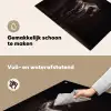 Krachtig - Paard - Donker Inductie beschemer met haakjes klein -ky-schoon-nl
