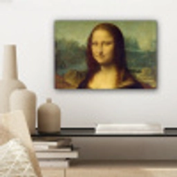 Mona Lisa - Leonardo da Vinci canvas 2cm klein -sfeer6