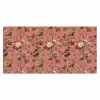 Klassiek - Botanisch - Roze Muismat XXL klein 681 -3d_leeg