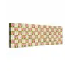 Olijfgroen - Hartjes - Patroon - Retro canvas 2cm klein 828 -z3d