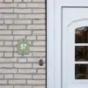 Effen olijfgroen - Traditioneel Naambord Huisje klein -sfeer1