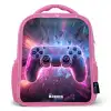 Game - Controller - Neon Kinderrugzak - Roze middel -3d