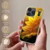 Zonnebloem - Dauwdruppels - Geel - Zonlicht Telefoonhoesje iPhone 17 Pro klein -sfeer3_NL