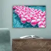 Strandballen - Roze - Water canvas 2cm klein -sfeer4