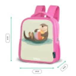 Otter - Strandbal - Water Kinderrugzak - Roze middel -productfoto_formaten