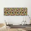 Kleurrijke - Camouflage - Organische - Vormen canvas 2cm klein 828 -sfeer6