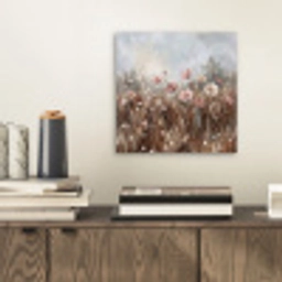 Bloemen - Botanisch - Schilderij - Pastel - Rustiek aluminium wit klein -sfeer1
