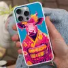 Koe - Bloemenkrans - Oorhangers - Kimono Hoesje iPhone 16 Pro Max met koord klein -sfeer3