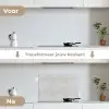 Grijs - Beton - Neutraal keuken achterwand spatscherm klein 900 -voor_na_NL