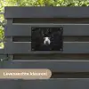 Schapen - Wit - Duisternis tuinposter los doek klein -sfeer3